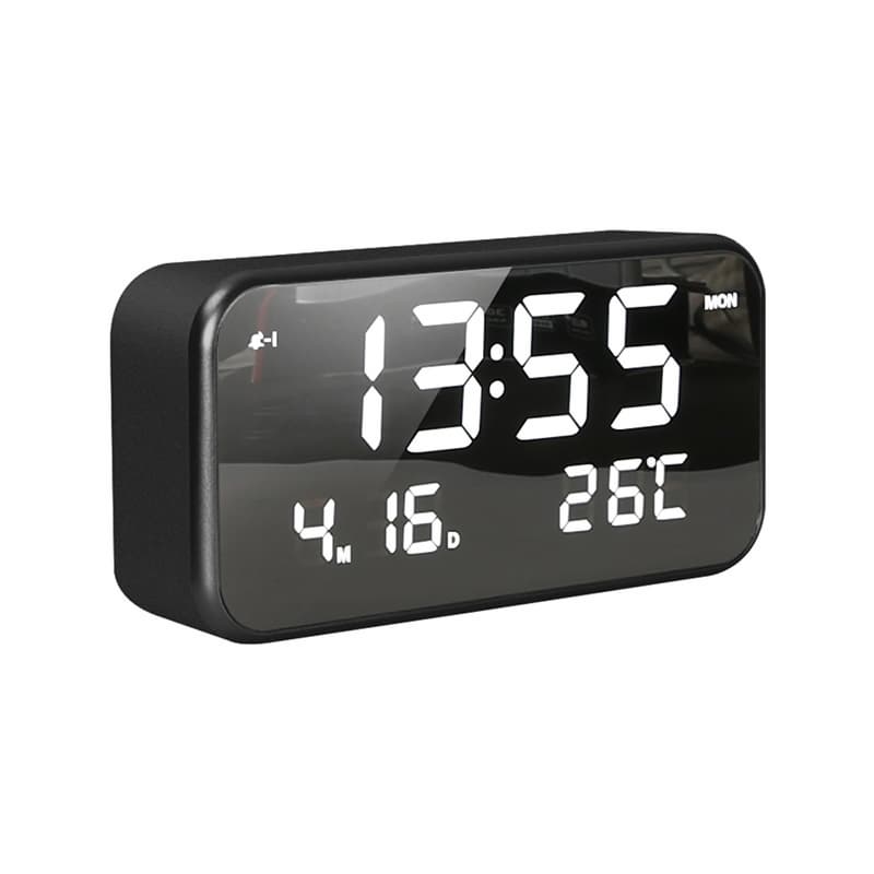 Digital LED clock with temperatute display desk table clock